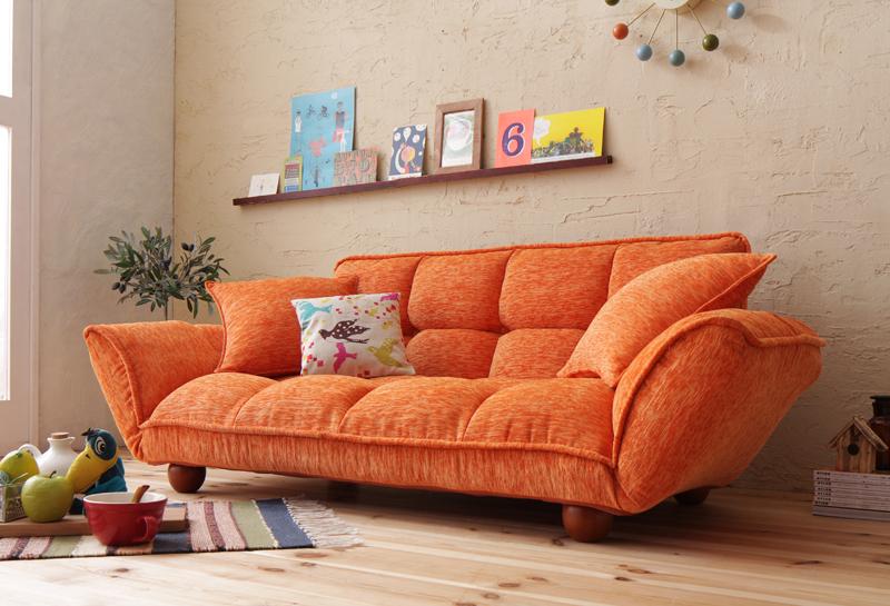 オレンジ色ダイニングソファ大特価明日まで販売