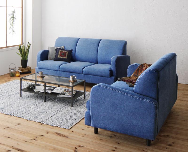 デニムソファで垢抜け！使えば使う程味が出る今時ソファをご紹介