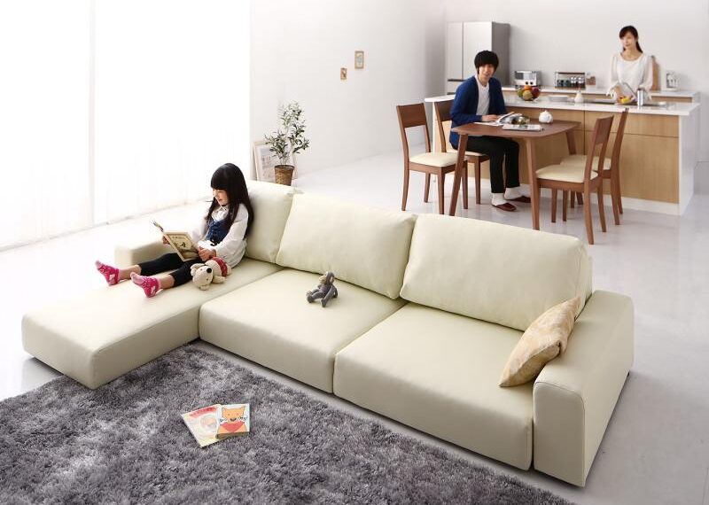 子どもがいても諦めない ソファのある快適リビング