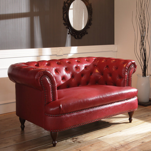 搬入・設置無料]エレガントなお部屋 チェスターフィールドソファ