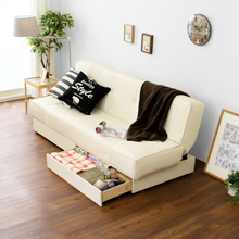 お部屋をすっきりさせることができる多機能な 日本製収納付きソファベッド