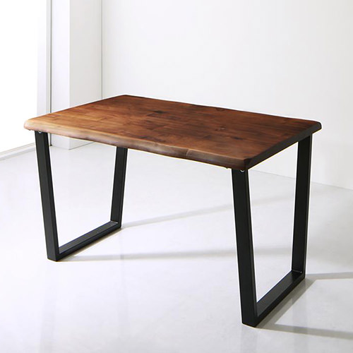 カフェ時間 天然木ウォルナット無垢高級デザインリビングダイニング テーブルの詳細 | ソファスタイル