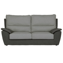 モダンな空間を演出する 本革ソファ ヘッドレスト グレーの詳細