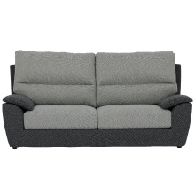 モダンな空間を演出する 本革ソファ ヘッドレスト グレーの詳細