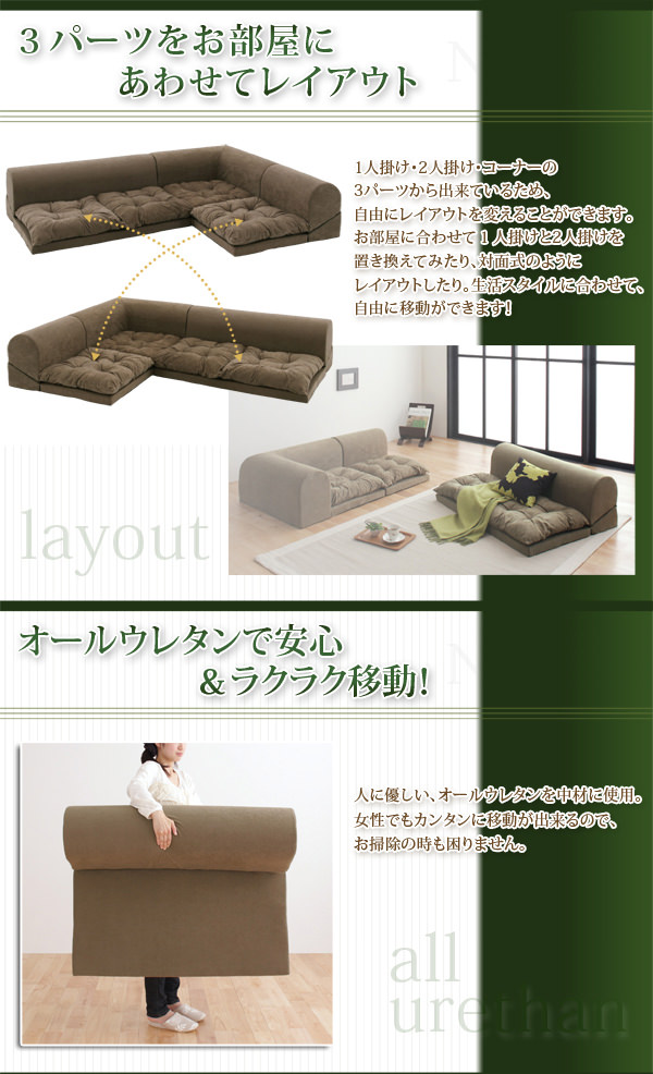 3パーツをお部屋に合わせてレイアウト